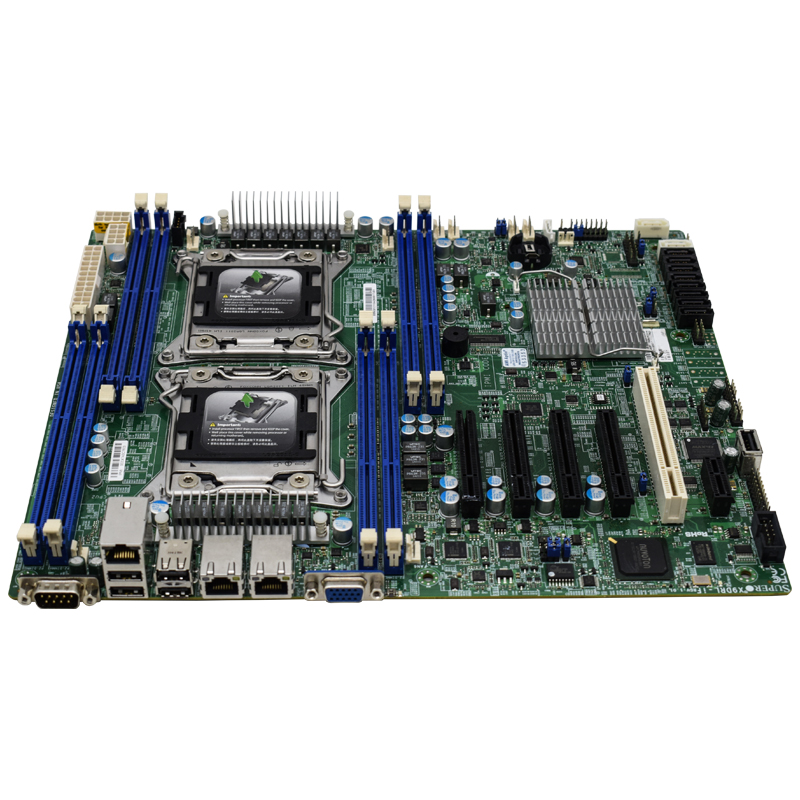 For Supermicro X9DRL-iF c602 LGA2011 dual mother board x79 x79m mining server workstation PC Motherboards Computer Accessories