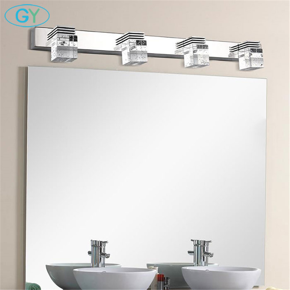 Modern bathroom vanity light fixtures industrial led crystal mirror lights coiffeuse avec miroir table de maquillage luz espejo