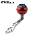 EKFan 8*5mm Hole Length 90mm Fishing Reel Rocker Strong Durable Aluminum Alloy Double Orifice Fishing Reel Handle Bait casting