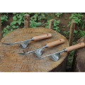 Weeder Fork Stainless Steel Wood Handle Gardening Weeding Tool Transplanting Digging Tools Manual Root Hand Digging Puller #jew
