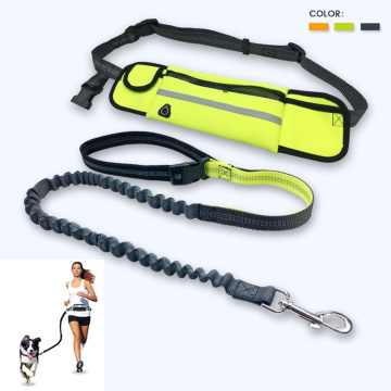 Dog Leash Running Nylon Hand Freely Pet Products Dogs Harness Collar Jogging Lead Adjustable Waist Leashes Running Pet Training
