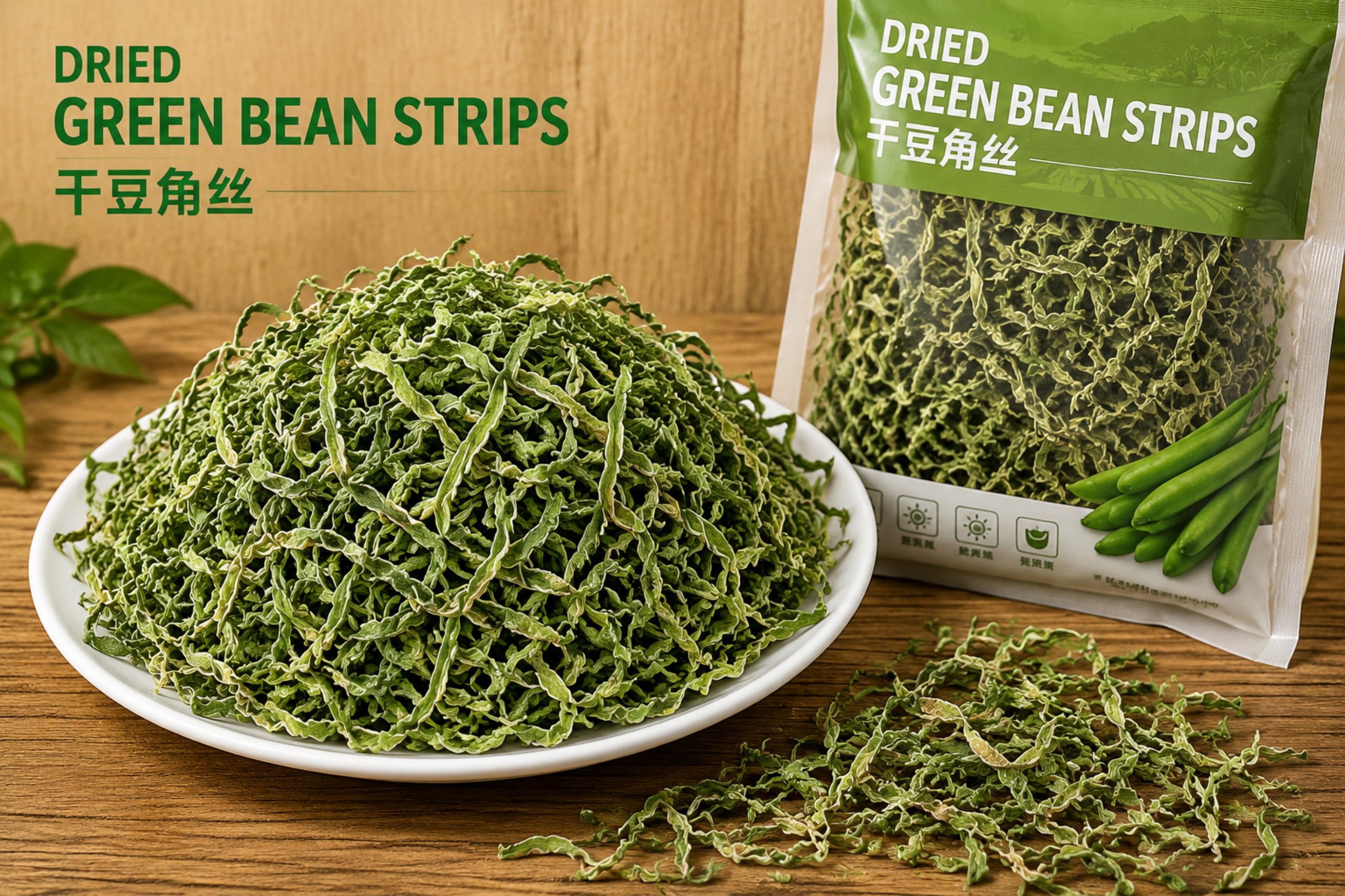 Dried Green Bean Strips Foods4