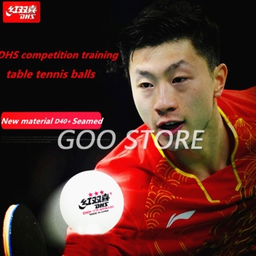 50 balls/100 balls DHS 3-star D40+ table tennis ball Original 3 star seamed new material ABS plastic ping pong balls poly