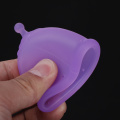 1 Pc Menstrual Cup Medical Grade Soft Silicone Lady Period Hygiene Reusable Cup 2 Sizes Random Color