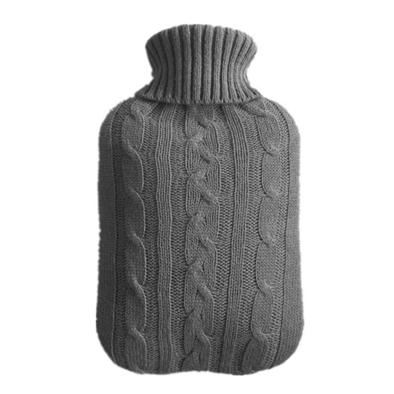 2000ml Cover Knitted Cold-proof Washable Removable Large Protective Heat Preservation For Hot Water Bottle Safe Explosion-proof