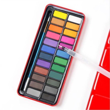 18/24 Colors Professional Watercolor Paints Set Solid Watercolor Aquarelle Box Colors Art Painting for Artist Tools Paint Sets