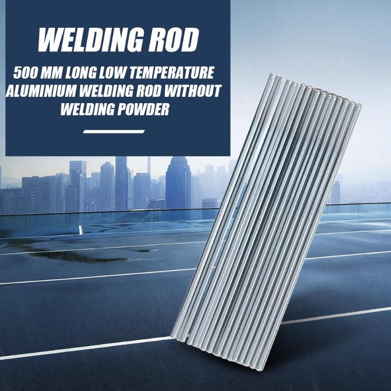 10pcs 500mm Aluminum Repairing Welding Rods Aluminum Welding Electrodes Flux Cored Low Temperature Brazing Wire Air Condition