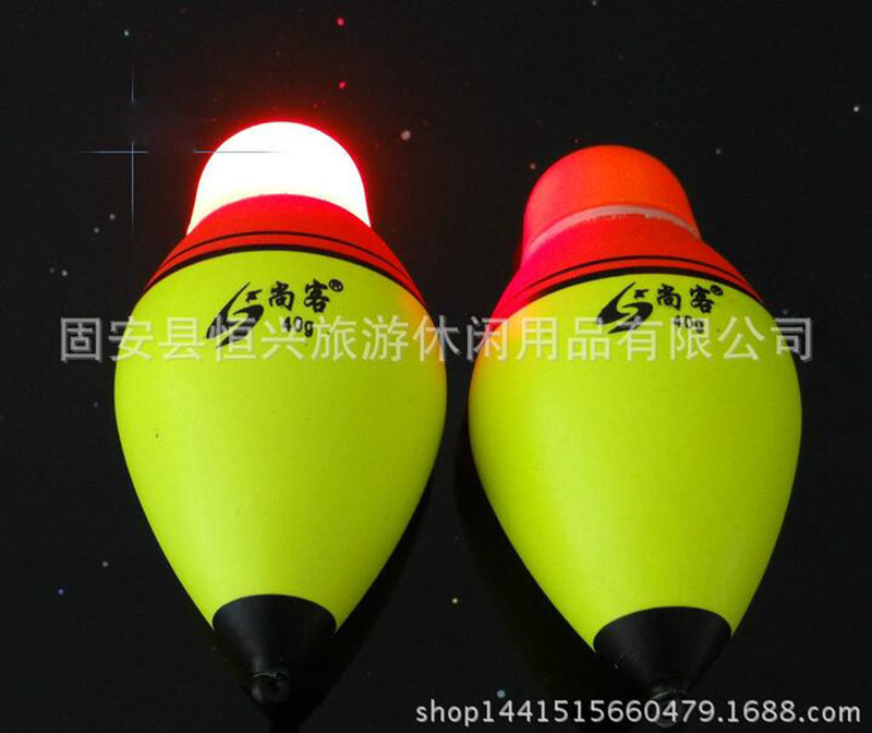 1Pcs Fatty Fishing Light Float 20g 30g 40g 50g 60g Float Noctilucent Float Electronic Float