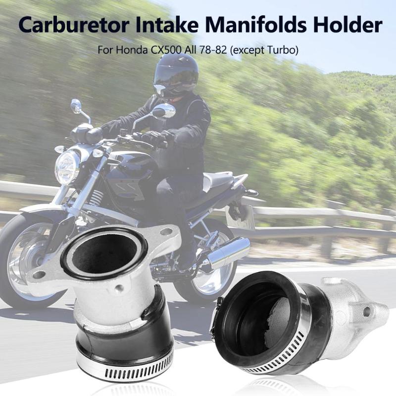 Motorbike Carburetor Interface Intake Manifolds Rubber Aluminum Manufacturing Technology Holder for Honda CX500 All 78-82