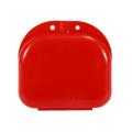 1PC Denture Bath Box False Teeth Plastic Storage Box Cleaning Teeth Case Orthodontic Retainer Artificial Tooth Container