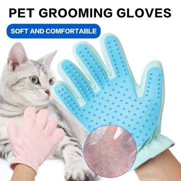 Rubber Cat Hair Remove Glove Foldable Massage Dog Grooming Combs Cleaning Deshedding Brush Gloves For Cats Dogs Pet Products