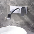 HIDEEP Wall Mount Full Brass Basin Faucet