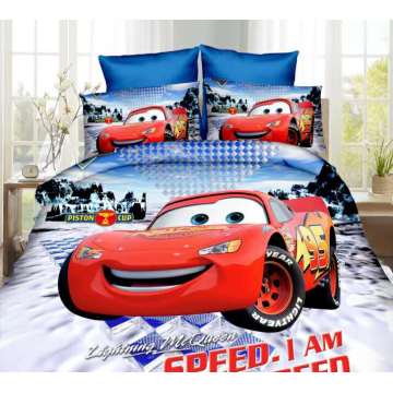 new Lightning McQueen Cars bed linens 3d bedding set single size boy's duvet/quilt cover Child home decor new bedclothes cartoon