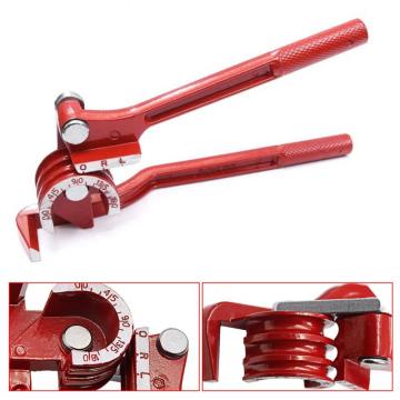 3 In 1 Tubing Pipe Bender 1/4in 5/16in 3/8in Tube Aluminum Copper Steel Fuel Brake Lines Conditioning Tube Manual Elbow Tool