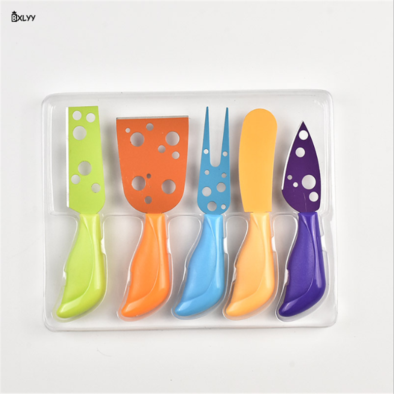 5pc Baking Accessories Colored Stainless Steel Cheese Knife Form for Cooking Kitchen Utensils Cheese Knife Kitchen Tools Cuisine