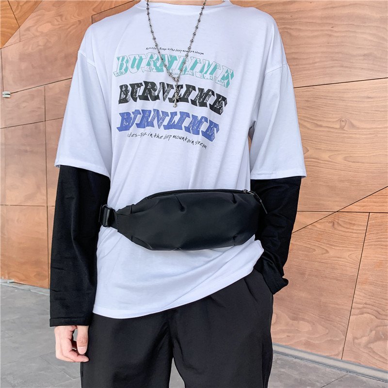 Banana Bag Men Belt Purse Hip Hop Waist Bag Waterproof Outdoor Phone Pouch Unisex Crossbody Pouch Male Chest Bags Waist Pack