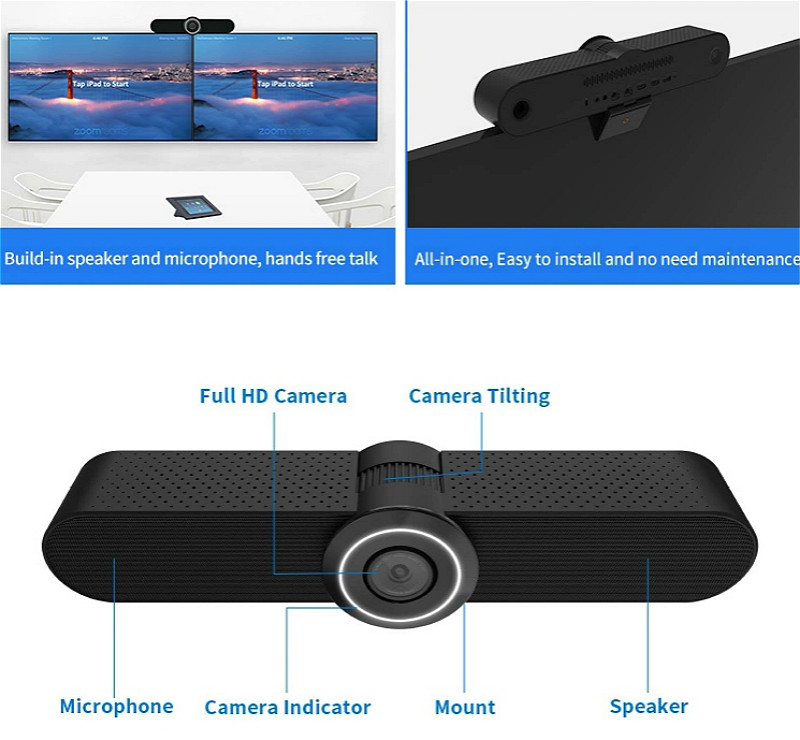 Hot Sales 4k Camera Android 9.0 All-in-one Video Call System Video Conference Endpoint Equipment for meeting room