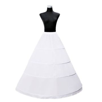 Bride Wedding Dress Hoops Skirt Support Lady Girls Party Prom Ball Dress Inner Substrate Petticoat Long Underskirt