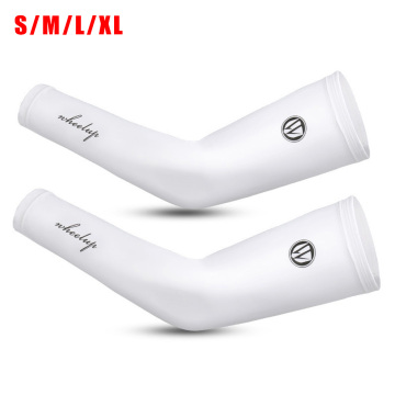 Wheelup 1 Pair Arm Cover Cycling Sleeves UV Sun Protection Viscose Bike Cycling Arm Sleeve Ice Cool