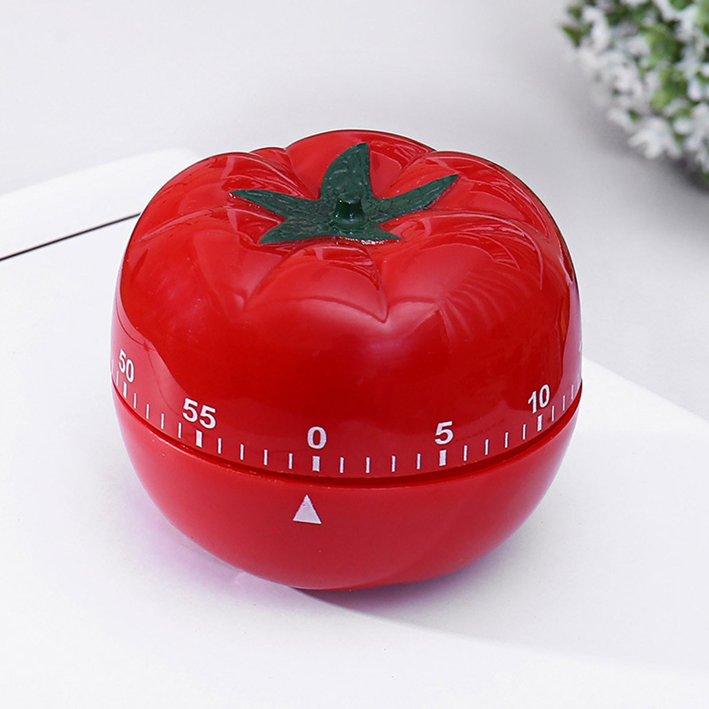 1PC New 1-60min 360 Degree Tomato Timer Creative Kitchen Mechanical Timer Countdown Timer Reminder Alarm 20Jan17