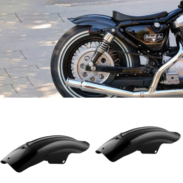 New Motorcycle Black Rear Back Mudguard Fender Accessory For Bobber Racer Motorcycle Accessories Parts Frames Fitting Universal