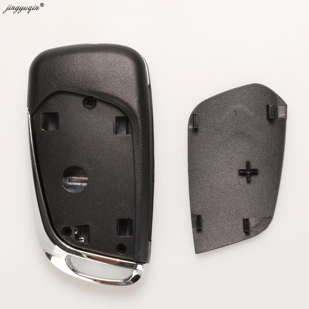 jingyuqin CE0523 Modified Flip Key Shell For Citroen C2 C4 C5 Berlingo Xsara Picasso Peugeot 306 407 807 Partner VA2/HU83 2/3BTN