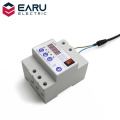 63A Automatic Reconnect Circuit Breaker With Over Voltage Under Voltage Over Current Leakage Protection Surge Protection Relay