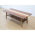 Living Room Furniture Folding Legs Contemparay Low Center Coffee Table Modern Home Wooden Console Sofa Side Table