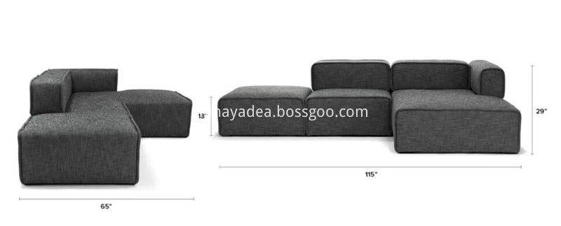 Size-of-Quadra-Carbon-Gray-Right-Sectional-Sofa