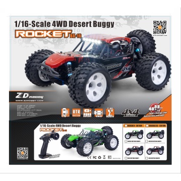 ZD RC Car 1:16 ROCKET BX16 45KM/h Brushed 4WD Desert Buggy Radio Control Car RC Vehicles Racing Model Toys for Children