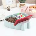 Creative Shape Bowl Candy Snacks Nuts Dry Fruits Storage Box Plastic Plates Dishes Bowl Breakfast Tray Home Kitchen Candy Box