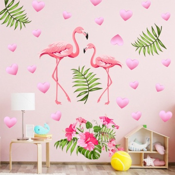 Flamingo Queen Wall Stickers Home Decor Living Room Bedroom Kids Girls Room Nursery Decoration Art Murals Baseboard Vinyl Decals