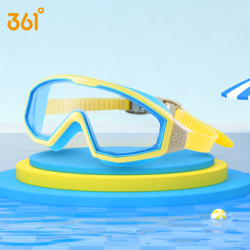 361 Kids Swimming Goggles Large Frame View Boys Girls Swim Glasses Anti Fog Swimming Glasses No Leaking Waterproof Swim Eyewear