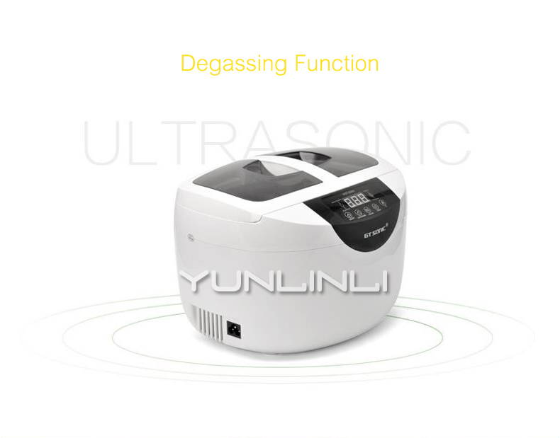 Household Ultrasonic Cleaner 2500ml Mini Ultrasonic Washing Unit Glasses/Watch/Feeder Ultrasonic Cleaning Machine VGT-6250