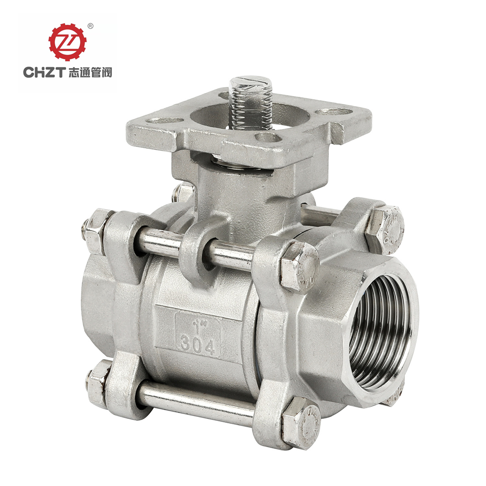 3 Pc Female Ball Valve With Platform2 Jpg