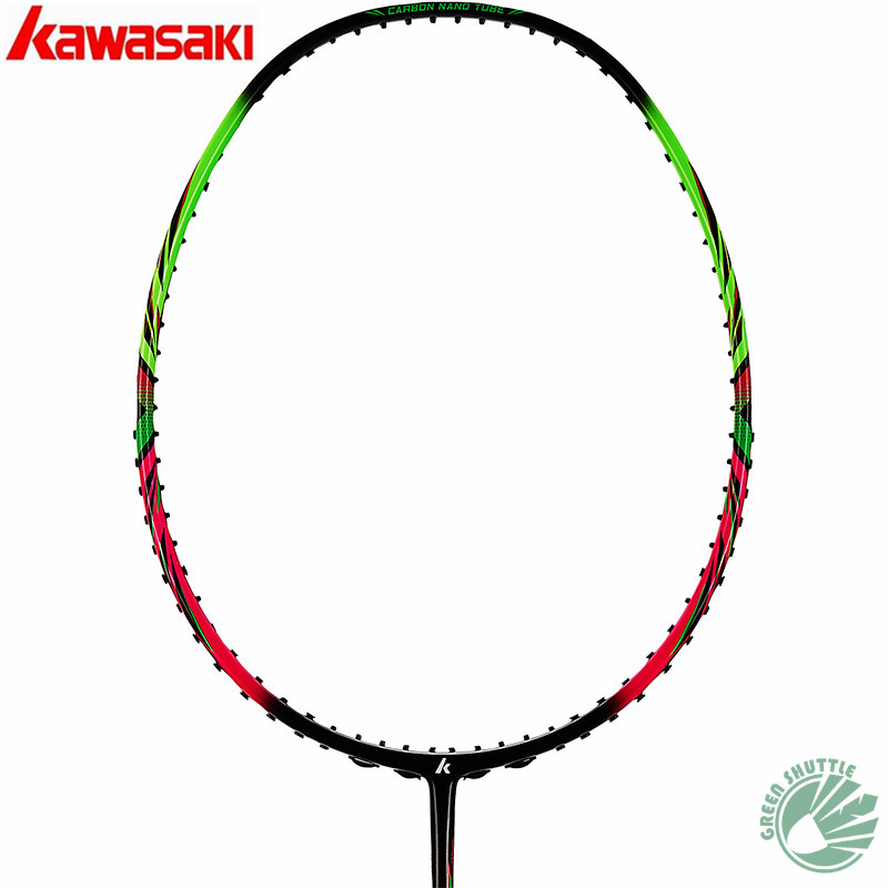 2021 Genuine Kawasaki 30T High Rigidity Carbon Fiberr Tension 666 Ad Badminton Racket G5 Racquets With Gift