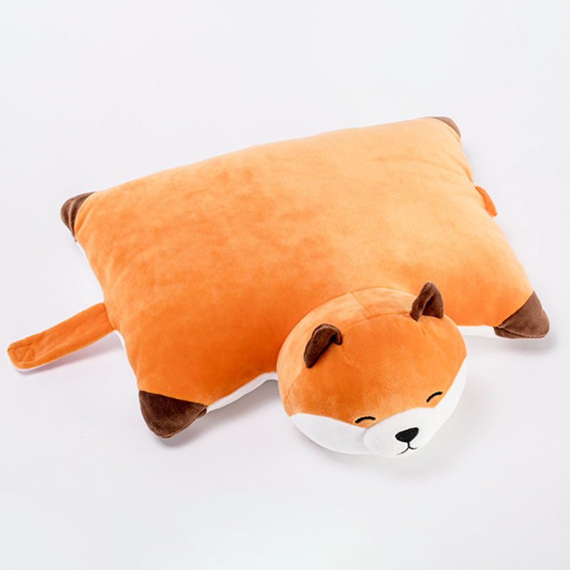 Cute Multi-functional Pillow Forest Animal Plush Toys Soft Comfortable Folding Pillows M09