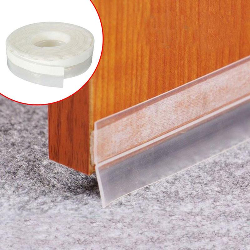 Transparent Silicone Door And Window Door Bottom Seam Insulation Accessories Windshield Door Sealing Seal Strip Dust Strip P2Y1