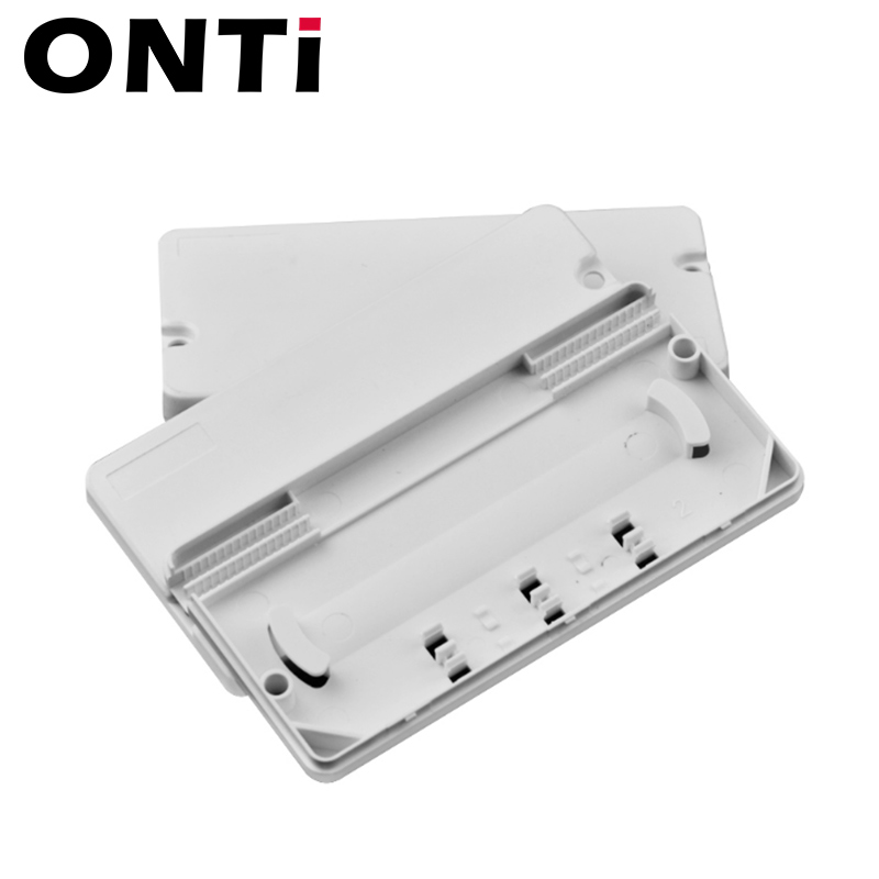 ONTi 10Pcs Optic Cable Protection Box Optical Fiber Protection Box Heat Shrink Tubing to Protect Fiber Splice Tray 2 into 2 out