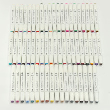 60 Color Sketch Art Marker Pen Twin Tip Manga Animation Design Art Supplies for Painting Illustration Touch Five Art Marker