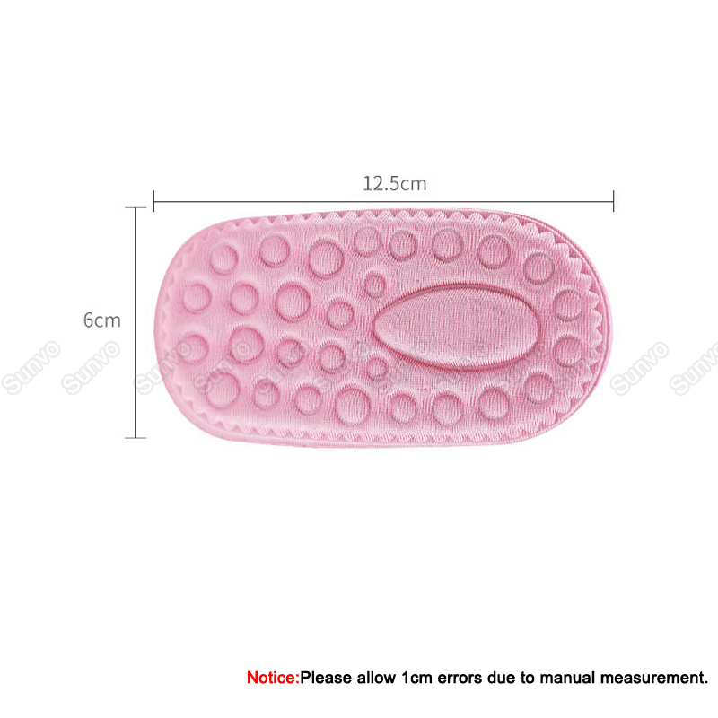 Sunvo Invisible Height Increase Insole for Women Shoe Sole Heel Lift Heighten Breathable Half Insoles Inserts Shoes Pads Cushion