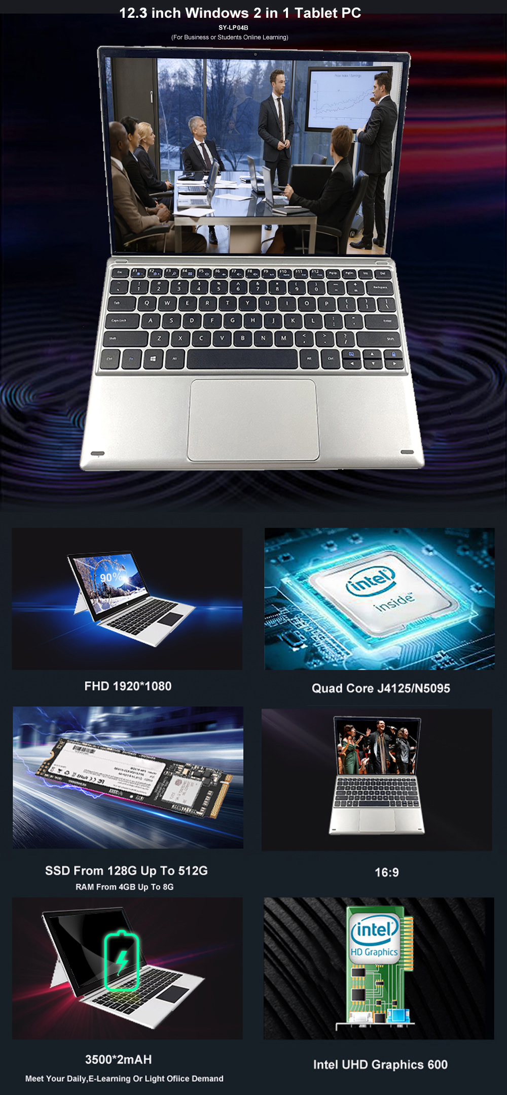 2 In 1 Laptop