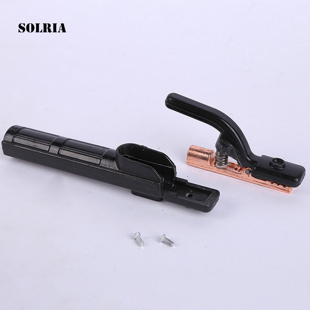 Electrode Welding Pliers Clamp Tool Copper Welding Rod Stinger Non-slip Handle Heat Resistant for Factory Holder Stick Welder