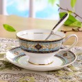 YeFine Bone Porcelain Tea Cups Set High Grade Ceramic Cups And Saucers For Coffee 200ML Drinkware Set