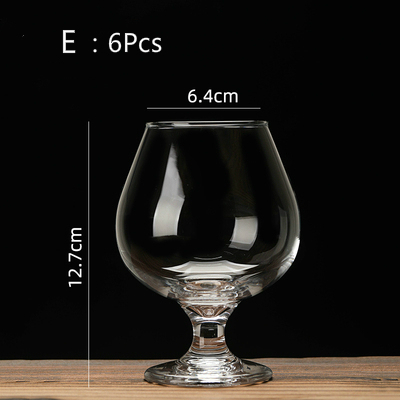 Transparent High Capacity Goblet Red Wine Glass Scented Cup Suit Whisky Brandy Vodka Household Bar Restaurant Drinking Vessel