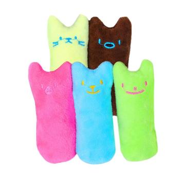 Dropship 5 Colors Cute Pet Toy Cat Catnip Toys Cute Pillow Scratch Crazy Cat Kicker Catnip Toy Teeth Grinding Toys Pet Supplies