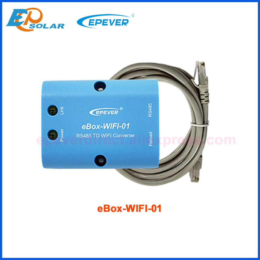 White color MT50 meter remote connected with solar controller EPEVER Tracer series as accessory