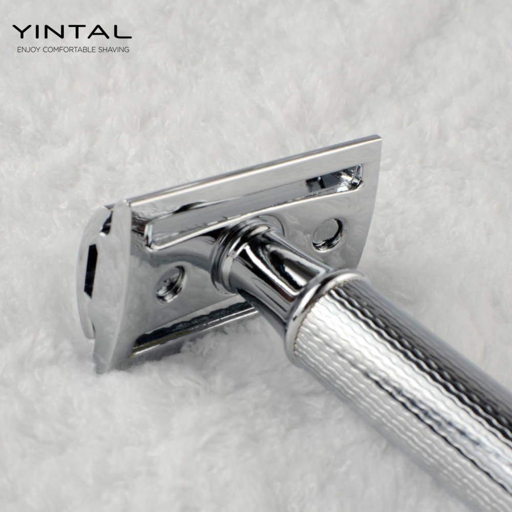 Stainless Steel Double Edge Razor Shaving For Metal Men's Classic Manual Razors Dual Edge Shaver