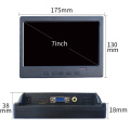 7 inch touch monitor HDMI VGA pc mini small lcd CCTV hd portable monitor display TFT 1024*600 for Car Reverse Rearview ps4