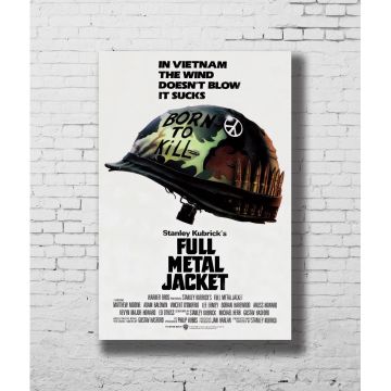 Q1144 Posters and Prints 24x36 14x21 FULL METAL JACKET Movie Stanley Kubrick Vietnam War Art Poster Canvas Painting Home Decor